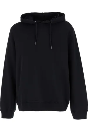 A.P.C. Sweatshirts & Hoodies, Heren, Zwart, S, Katoen, Zwarte hoodie met logo-borduring