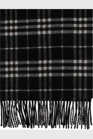 Burberry Accessoires, unisex, Zwart, ONE Size, Cashmere Sjaal