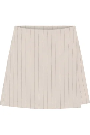 Bruuns Bazaar Rokken, Dames, , L, Katoen, Gestreept Rokje met Shorts