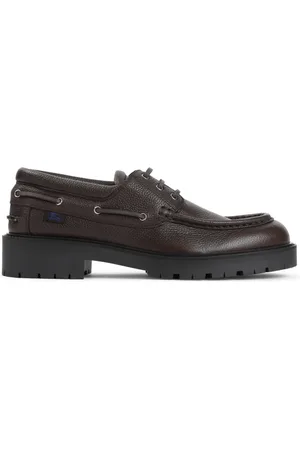 Burberry Schoenen, Heren, Bruin, 42 EU, Leer, Raft Loafers