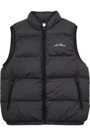 Les Deux Jassen, Heren, Zwart, M, Polyester, Gewatteerd Vest