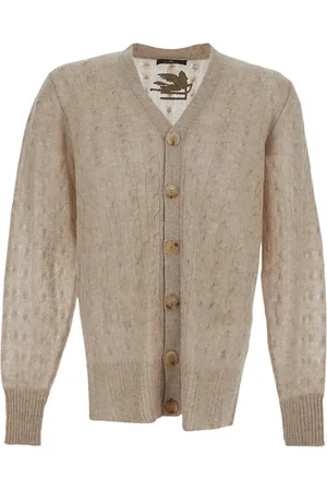 Etro Truien, Heren, , L, Kasjmier, Knus Vest van Knit