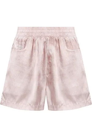 Diesel Korte broeken, Dames, Roze, M, Denim, S-Gayle Shorts