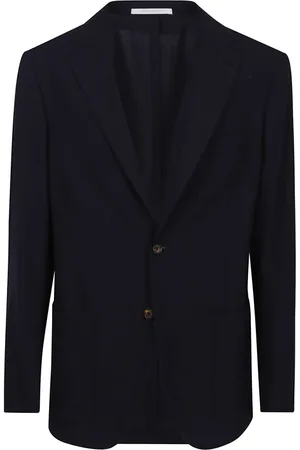 ELEVENTY Jassen, Heren, Blauw, 2Xl, Katoen, Blauwe Jas voor Mannen Stijlvol Comfort