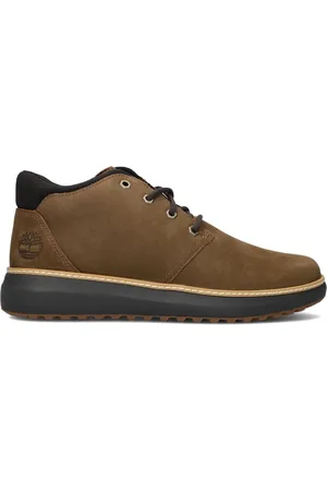 Timberland Schoenen, Heren, Bruin, 46 EU, Leer, Hudson Road Mid Veterlaarzen