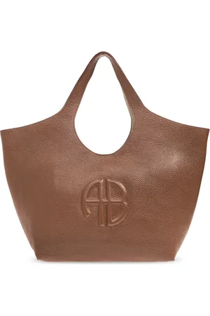 ANINE BING Tassen, Dames, Bruin, ONE Size, Leer, Shopper type tas
