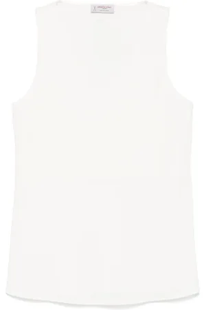 ALBERTO BIANI Tops, Dames, Wit, L, Witte Top Elegante Stijl