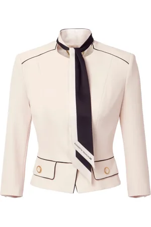 Elisabetta Franchi Jassen, Dames, Roze, L, Polyester, Elegante Bovenkleding Jas