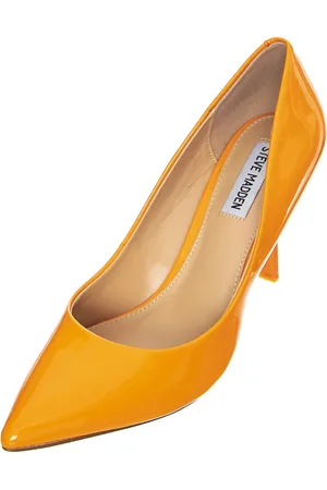 Steve Madden Schoenen, Dames, Oranje, 36 1/2 EU, Leer, Patentleren pumps