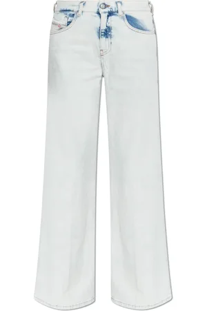 Diesel Jeans, Dames, Blauw, W29 L32, Denim, 1978 D-Akemi Bootcut Denim Broek