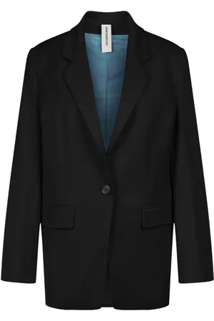 Drykorn Jassen, Dames, Zwart, S, Polyester, Zwarte Blazer