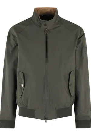 Barbour Jassen, Heren, Groen, S, Katoen, Groene Rectifier Harrington Jas