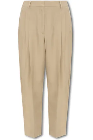 Stella McCartney Broeken, Dames, , M, Leer, Cavalry Broeken