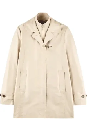 FAY Jassen, Heren, , S, Waterafstotende Morning Coat met ritssluiting