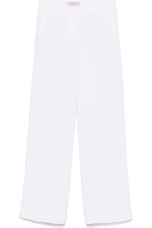 ERMANNO SCERVINO Broeken, Dames, Wit, M, Wijde broek