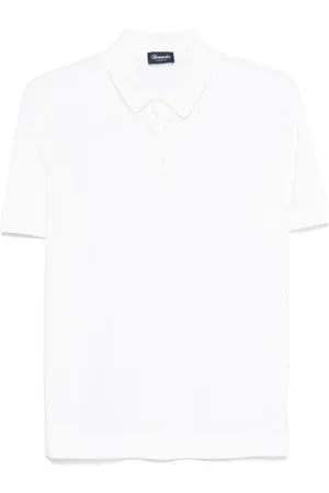 DRUMOHR Tops, Heren, Wit, XL, Witte T-shirts en Polos