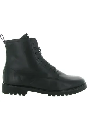 Blackstone Schoenen, Heren, Zwart, 45 EU, Leer, Lace-up Boots