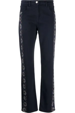 Etro Jeans, Dames, Blauw, W27, Katoen, Bootcut Jeans