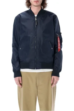 Alpha Industries Jassen, Heren, Blauw, L, Nylon, Outdoor