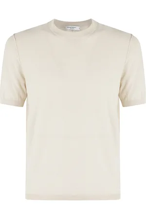Paolo Pecora Tops, Heren, , 2Xl, Katoen, Ronde hals korte mouw shirt