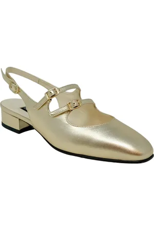 Carel Schoenen, Dames, Geel, 40 EU, Leer, Sandali Peche
