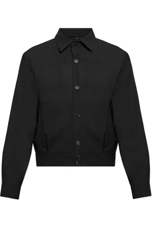 Lanvin Jassen, Heren, Zwart, S, Wol, Licht Jas