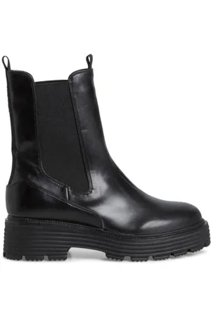 Tamaris Schoenen, Dames, Zwart, 40 EU, Klassieke Zwarte Chelsea Enkellaarsjes
