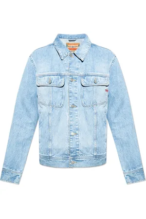 Diesel Jassen, Heren, Blauw, L, Denim, D-Barcy Denim Jas