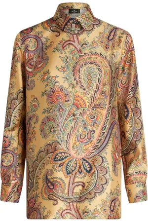 Etro Blouses & Shirts, Dames, Veelkleurig, 2Xs, Zijden Blouse