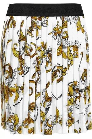 VERSACE Rokken, Dames, Veelkleurig, 2Xs, Rokken Wit