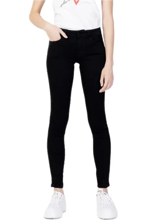 Guess Jeans, Dames, Zwart, W34 L30, Katoen, Skinny Jeans