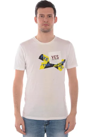 D.A. Daniele Alessandrini Tops, Heren, Wit, 2Xl, Katoen, Vloerkruisbreisel