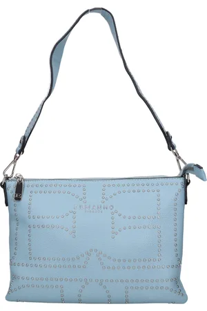 ERMANNO SCERVINO Tassen, Dames, Blauw, ONE Size, Leer, Shoulder Bag