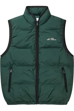 Les Deux Jassen, Heren, Groen, L, Gewatteerd Vest Newport Style