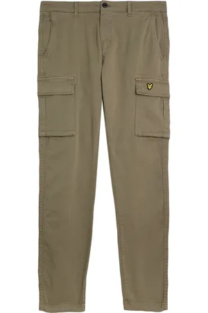 Lyle & Scott Broeken, Heren, Groen, W30, Katoen, Cargo Broek