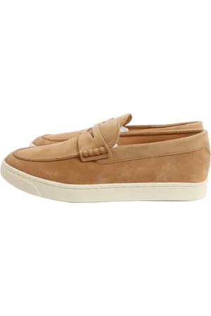 Brunello Cucinelli Schoenen, Heren, Bruin, 40 EU, Leer, Bruine Mocassins