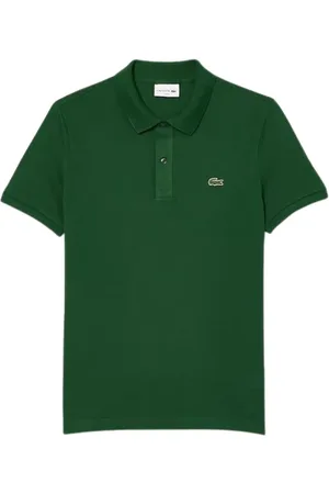 Lacoste Tops, Heren, Groen, S, Slim Fit Polo Hoodies