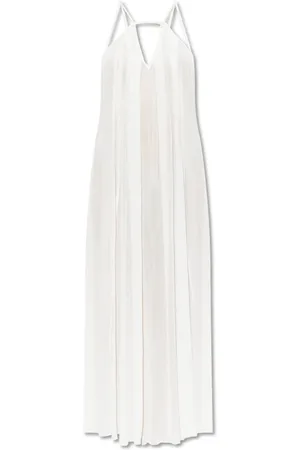 Cult Gaia Kleedjes, Dames, Wit, XS, Chiffon, Jurk Loretta