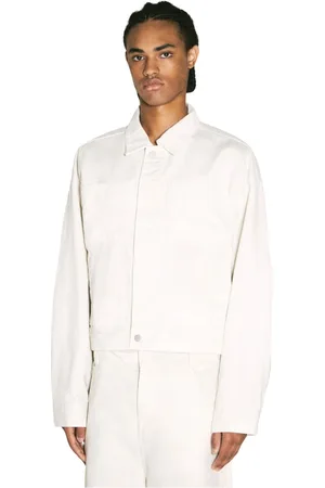 Entire Studios Jassen, Heren, Wit, L, Denim, Klassiek Denim Jack