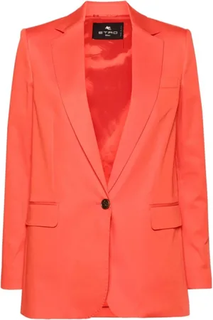 Etro Jassen, Dames, Roze, M, Katoen, Stijlvolle Jas