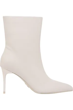 Steve Madden Schoenen, Dames, Wit, 38 EU, Leer, Lyrical Enkellaars
