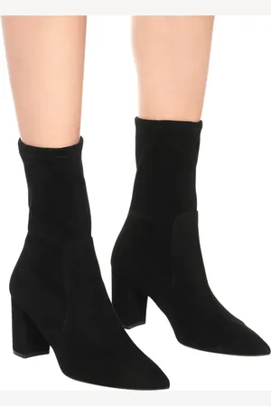 Stuart Weitzman Schoenen, Dames, Zwart, 36 EU, Suède, Landry 75 Haklaarzen
