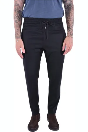 Dondup Broeken, Heren, Zwart, W36, Wol, Joggingbroek