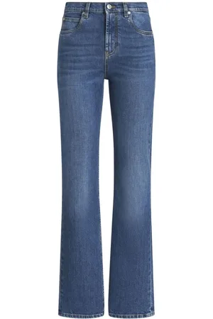 Etro Jeans, Dames, Blauw, W27, Katoen, Klassieke Flared Jeans