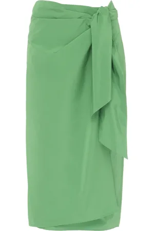 Max Mara Rokken, Dames, Groen, S, Narsete Midi Rok