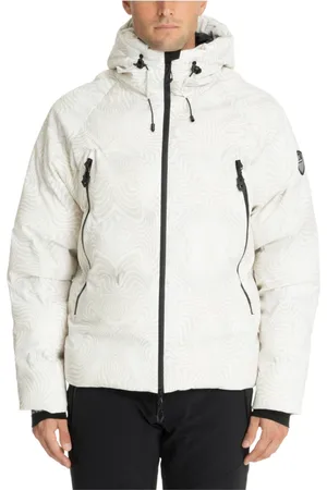EA7 Jassen, Heren, Wit, M, Ardor 7 Fancy Down Jacket