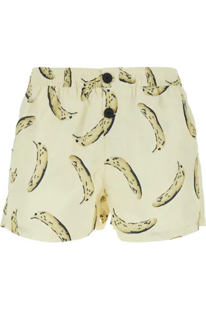 Jacquemus Badkleding, Heren, Geel, L, Gele badpak met all-over print