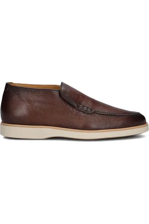 Magnanni Schoenen, Heren, Bruin, 43 EU, Leer, Leren instappers