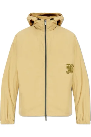 Burberry Jassen, Heren, , L, Katoen, Lichtgewicht Jas met Capuchon