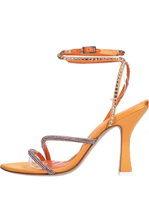 3Juin Schoenen, Dames, Oranje, 37 EU, Sandalen Oranje